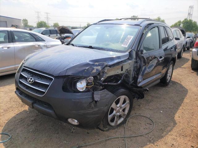 5NMSH13E79H288739 - 2009 HYUNDAI SANTA FE SE BLUE photo 1