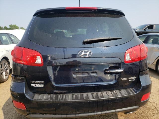 5NMSH13E79H288739 - 2009 HYUNDAI SANTA FE SE BLUE photo 6