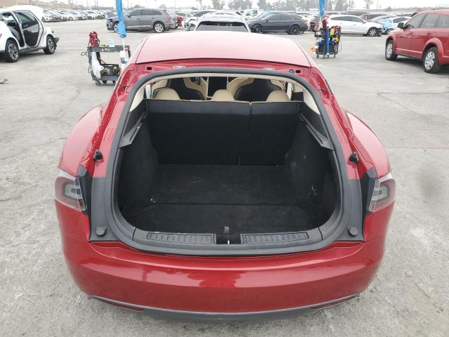 5YJSA1AC2DFP10593 - 2013 TESLA MODEL S 红色 照片 6