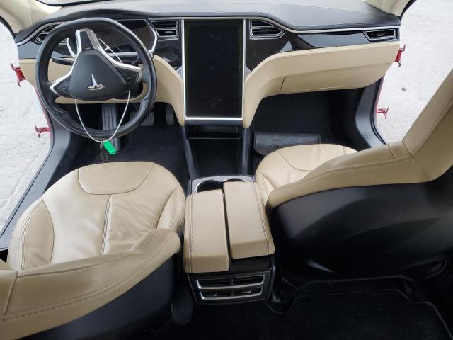 5YJSA1AC2DFP10593 - 2013 TESLA MODEL S 红色 照片 8