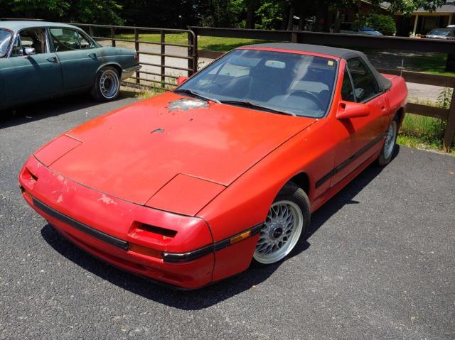 JM1FC351XJ0102301 - 1988 MAZDA RX7 RED photo 2