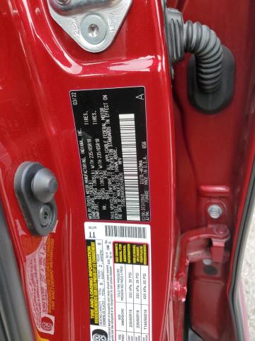 5TDGZRAH5NS548626 - 2022 TOYOTA HIGHLANDER XLE RED photo 13