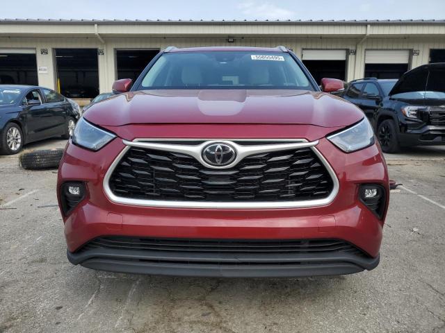 5TDGZRAH5NS548626 - 2022 TOYOTA HIGHLANDER XLE RED photo 5
