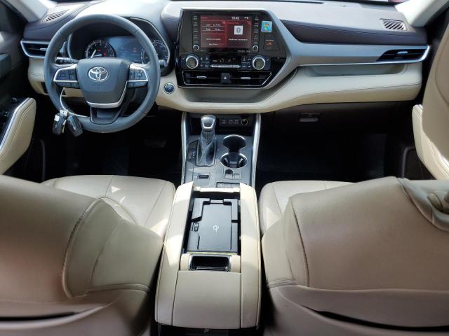 5TDGZRAH5NS548626 - 2022 TOYOTA HIGHLANDER XLE RED photo 8