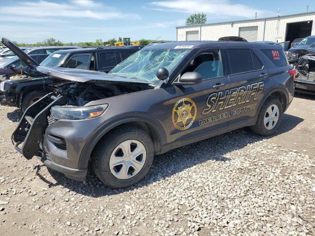 1FM5K8AB9LGA19930 - 2020 FORD EXPLORER POLICE INTERCEPTOR 灰色 照片 1