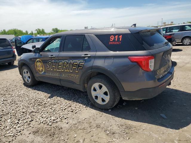 1FM5K8AB9LGA19930 - 2020 FORD EXPLORER POLICE INTERCEPTOR 灰色 照片 2