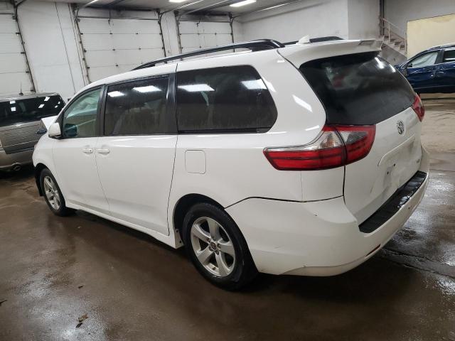 5TDKZ3DC6LS071824 - 2020 TOYOTA SIENNA LE WHITE photo 2