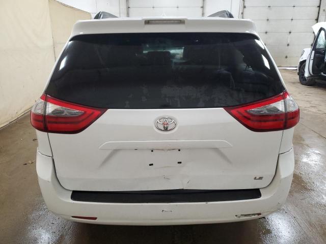 5TDKZ3DC6LS071824 - 2020 TOYOTA SIENNA LE WHITE photo 6