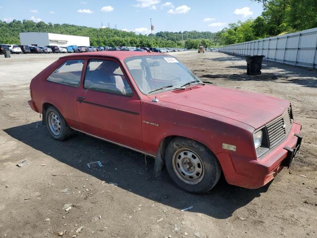 1G1AB08C2DY139320 - 1983 CHEVROLET CHEVETTE RED photo 4