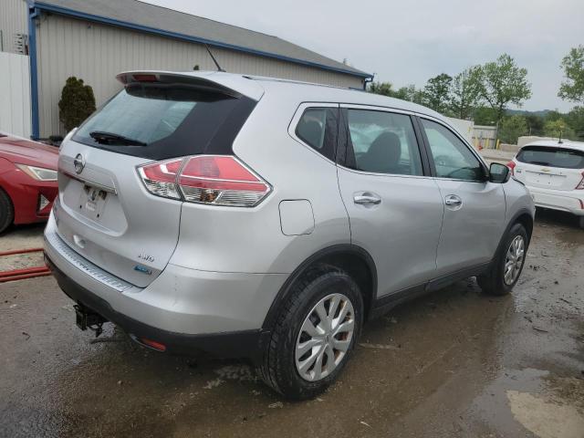 5N1AT2MV8EC783972 - 2014 NISSAN ROGUE S SILVER photo 3