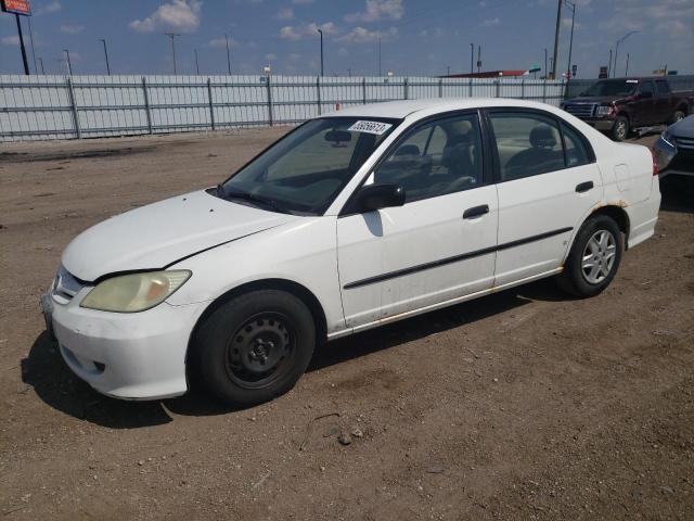 2HGES16395H569912 - 2005 HONDA CIVIC DX VP WHITE photo 1