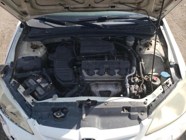 2HGES16395H569912 - 2005 HONDA CIVIC DX VP WHITE photo 11