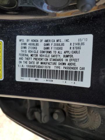19UUA8F58DA013578 - 2013 ACURA TL TECH GRAY photo 13