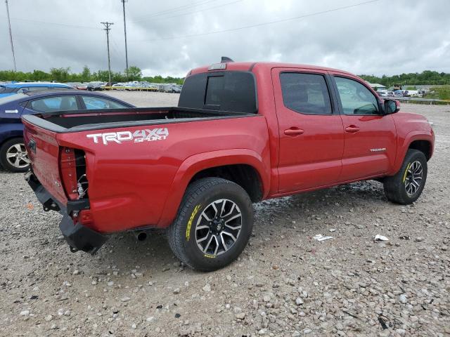 3TMCZ5AN3NM518151 - 2022 TOYOTA TACOMA DOUBLE CAB 红色 照片 3