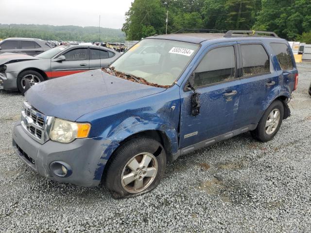 1FMCU93128KE68124 - 2008 FORD ESCAPE XLT BLUE photo 1