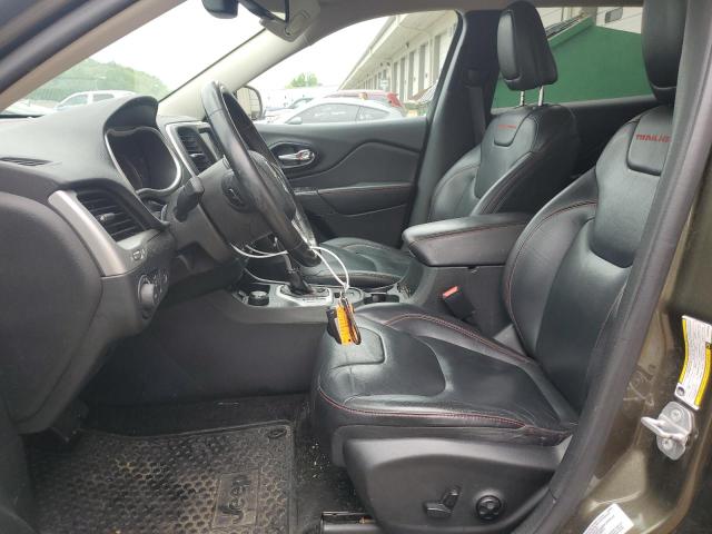 1C4PJMBSXFW588030 - 2015 JEEP CHEROKEE TRAILHAWK GREEN photo 7