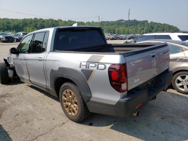 5FPYK3F11NB000104 - 2022 HONDA RIDGELINE SPORT SILVER photo 2