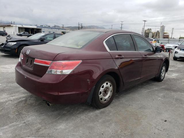 1HGCP2F31BA071955 - 2011 HONDA ACCORD LX BURGUNDY photo 3