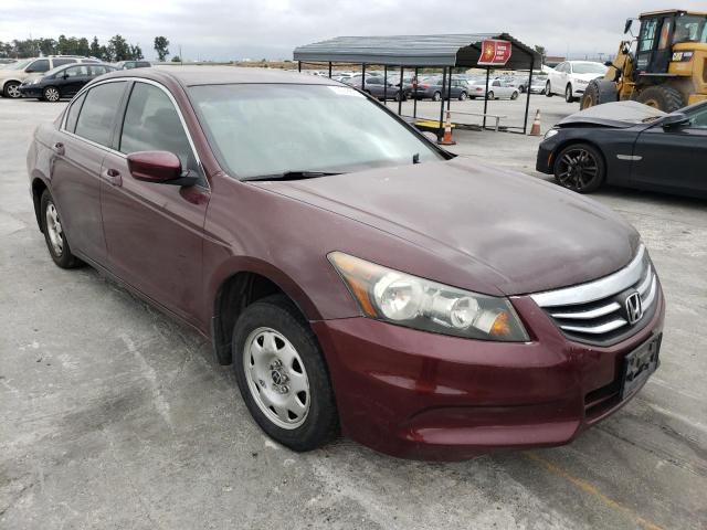 1HGCP2F31BA071955 - 2011 HONDA ACCORD LX BURGUNDY photo 4