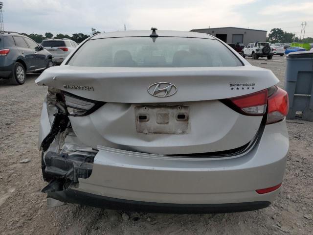 5NPDH4AE5FH622908 - 2015 HYUNDAI ELANTRA SE SILVER photo 6