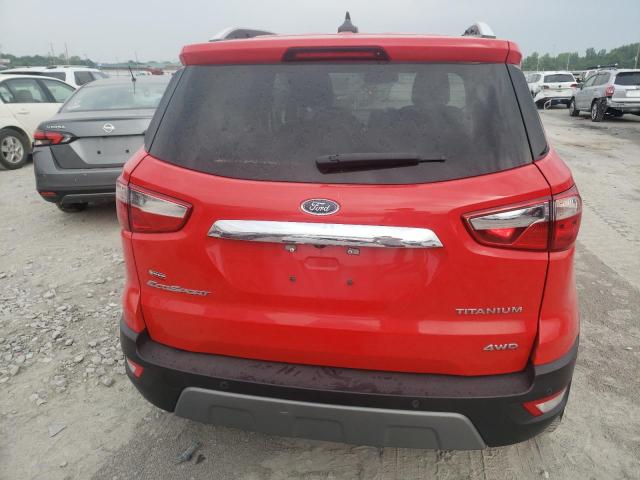 MAJ6S3KL5KC289638 - 2019 FORD ECOSPORT TITANIUM RED photo 6