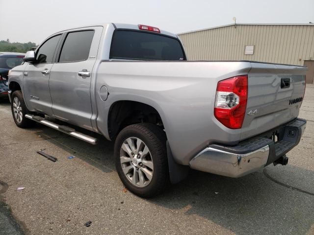 5TFHY5F15EX412891 - 2014 TOYOTA TUNDRA CREWMAX LIMITED SILVER photo 2