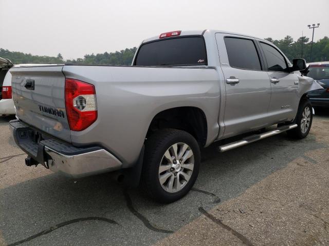 5TFHY5F15EX412891 - 2014 TOYOTA TUNDRA CREWMAX LIMITED SILVER photo 3