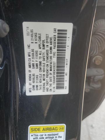 19UUA8F56EA009207 - 2014 ACURA TL TECH BLACK photo 12