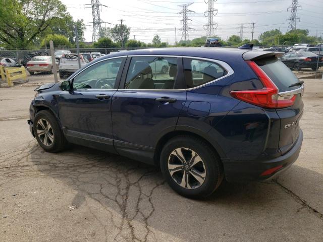 2HKRW6H39KH221688 - 2019 HONDA CRV LX BLUE photo 2