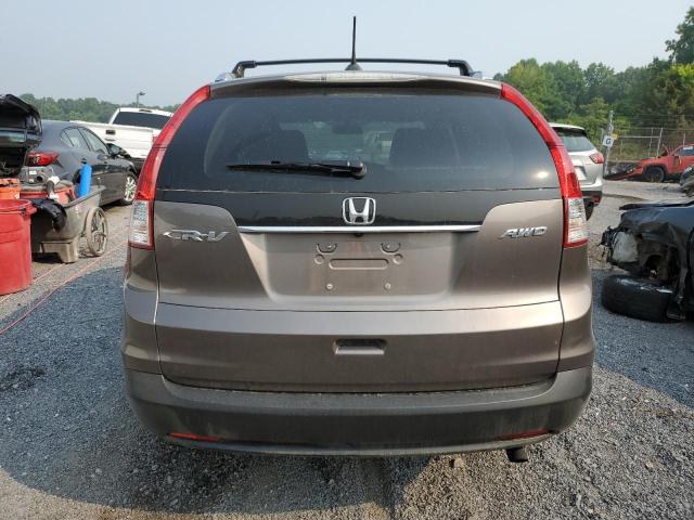 5J6RM4H74CL083336 - 2012 HONDA CR-V EXL GRAY photo 6