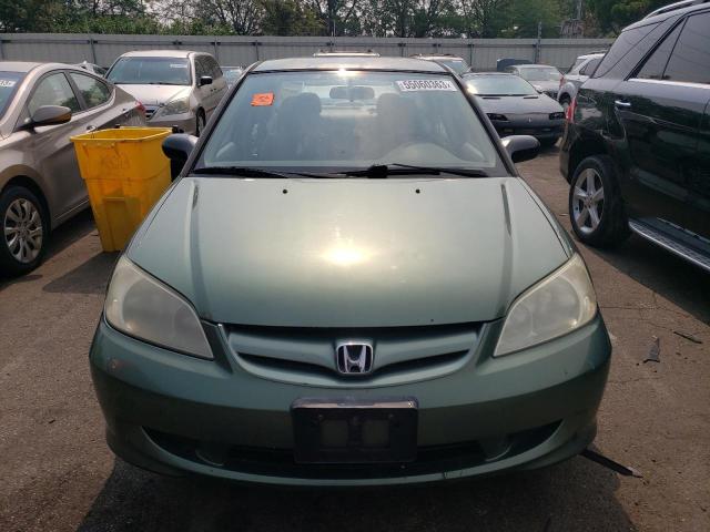 2HGES16364H614478 - 2004 HONDA CIVIC DX VP Yaşıl foto 5