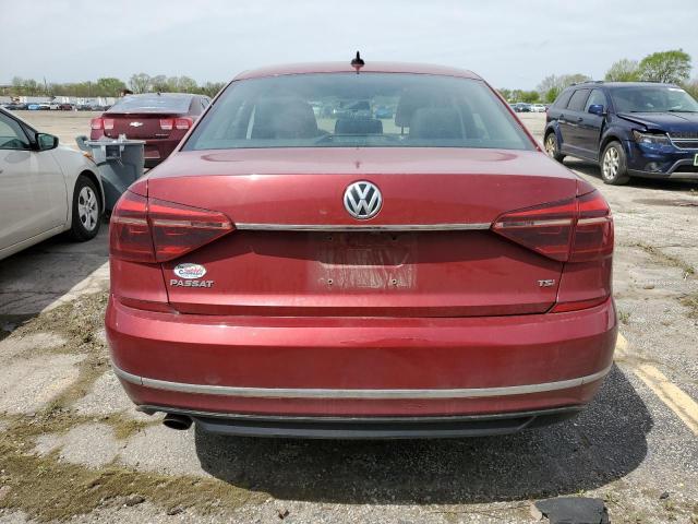 1VWDT7A34HC006546 - 2017 VOLKSWAGEN PASSAT R-LINE ბურგუნდია ფოტო 6
