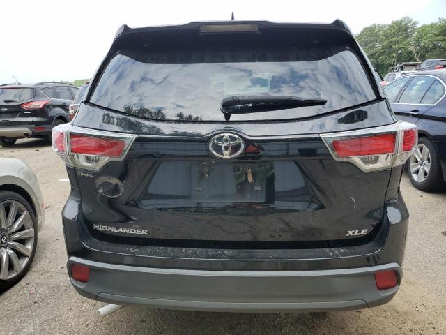 5TDKKRFH0FS049600 - 2015 TOYOTA HIGHLANDER XLE Qara foto 6