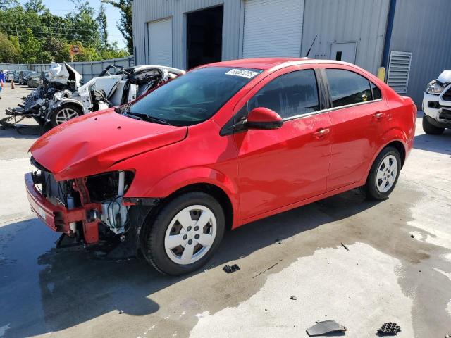 1G1JA5SH1E4237915 - 2014 CHEVROLET SONIC LS წითელი ფოტო 1