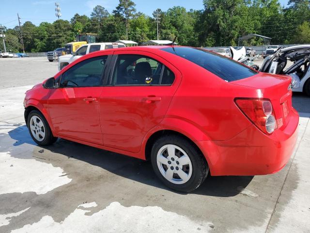 1G1JA5SH1E4237915 - 2014 CHEVROLET SONIC LS წითელი ფოტო 2