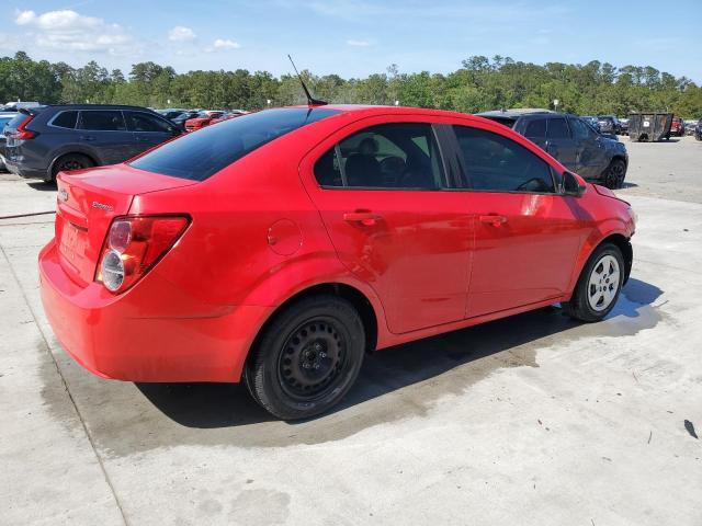 1G1JA5SH1E4237915 - 2014 CHEVROLET SONIC LS წითელი ფოტო 3