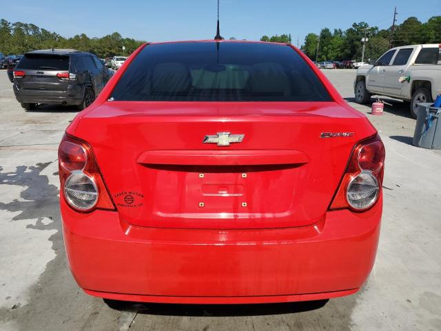 1G1JA5SH1E4237915 - 2014 CHEVROLET SONIC LS წითელი ფოტო 6