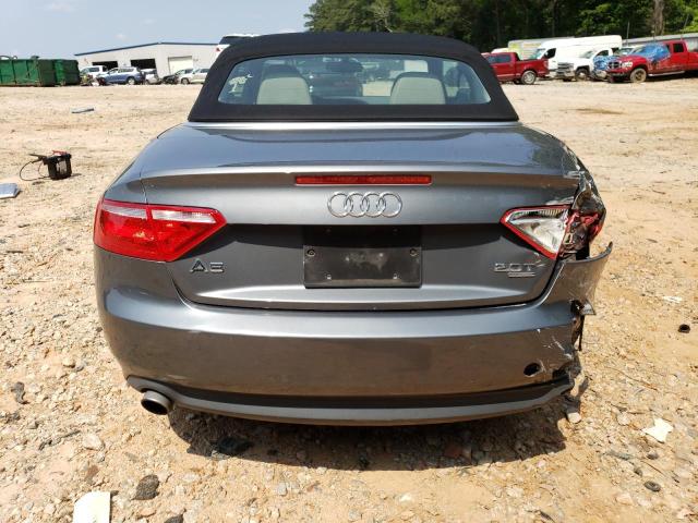 WAUCFAFH0CN005542 - 2012 AUDI A5 PREMIUM GRAY photo 6