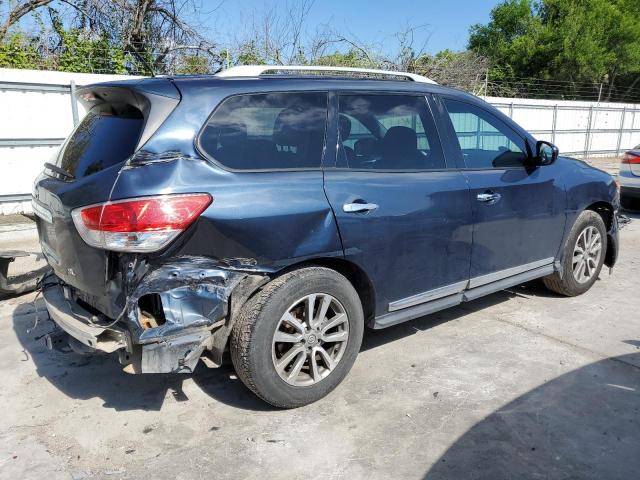 5N1AR2MN1EC725460 - 2014 NISSAN PATHFINDER S BLUE photo 3