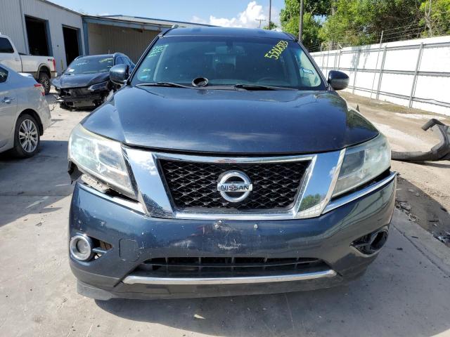 5N1AR2MN1EC725460 - 2014 NISSAN PATHFINDER S BLUE photo 5
