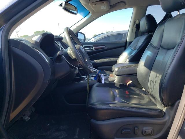 5N1AR2MN1EC725460 - 2014 NISSAN PATHFINDER S BLUE photo 7