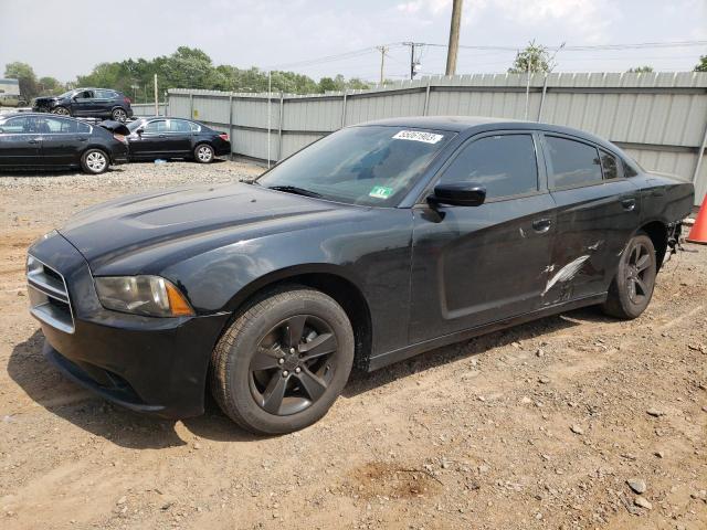 2C3CDXBG9EH113585 - 2014 DODGE CHARGER SE BLACK photo 1