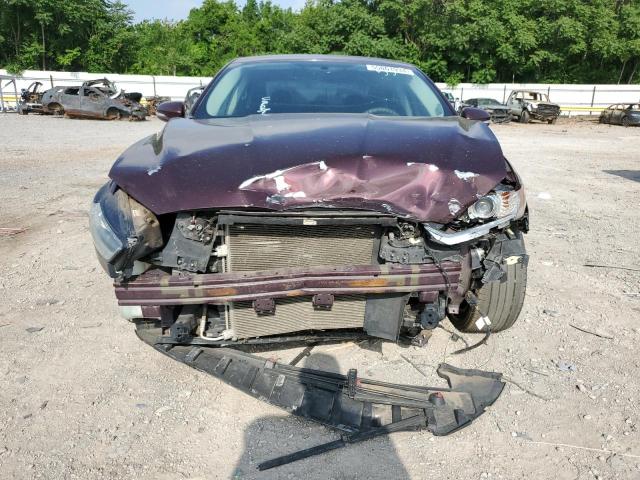 3FA6P0H71DR195349 - 2013 FORD FUSION SE MAROON photo 5