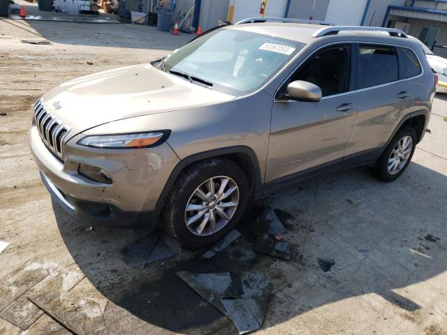 1C4PJMDS3HW582795 - 2017 JEEP CHEROKEE LIMITED GRAY photo 1