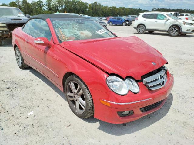 WDBTK56G06T064571 - 2006 MERCEDES-BENZ CLK 350 RED photo 1