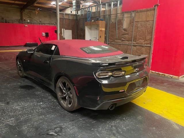 1G1FH3D72K0137481 - 2019 CHEVROLET CAMARO SS BLACK photo 3