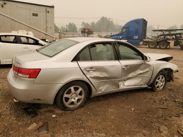 5NPEU46F76H044750 - 2006 HYUNDAI SONATA GLS SILVER photo 3