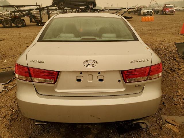 5NPEU46F76H044750 - 2006 HYUNDAI SONATA GLS SILVER photo 6