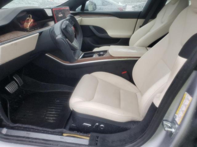 5YJSA1E53RF542174 - 2024 TESLA MODEL S SILVER photo 7