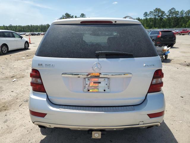 4JGBB8GB5BA697876 - 2011 MERCEDES-BENZ ML 350 4MATIC SILVER photo 6